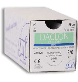 Daclon Nylon - DS - 3/8-Kreis, Dreikant