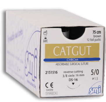 Catgut Chrom - HR - 1/2 Kreis Rundkörpernadel