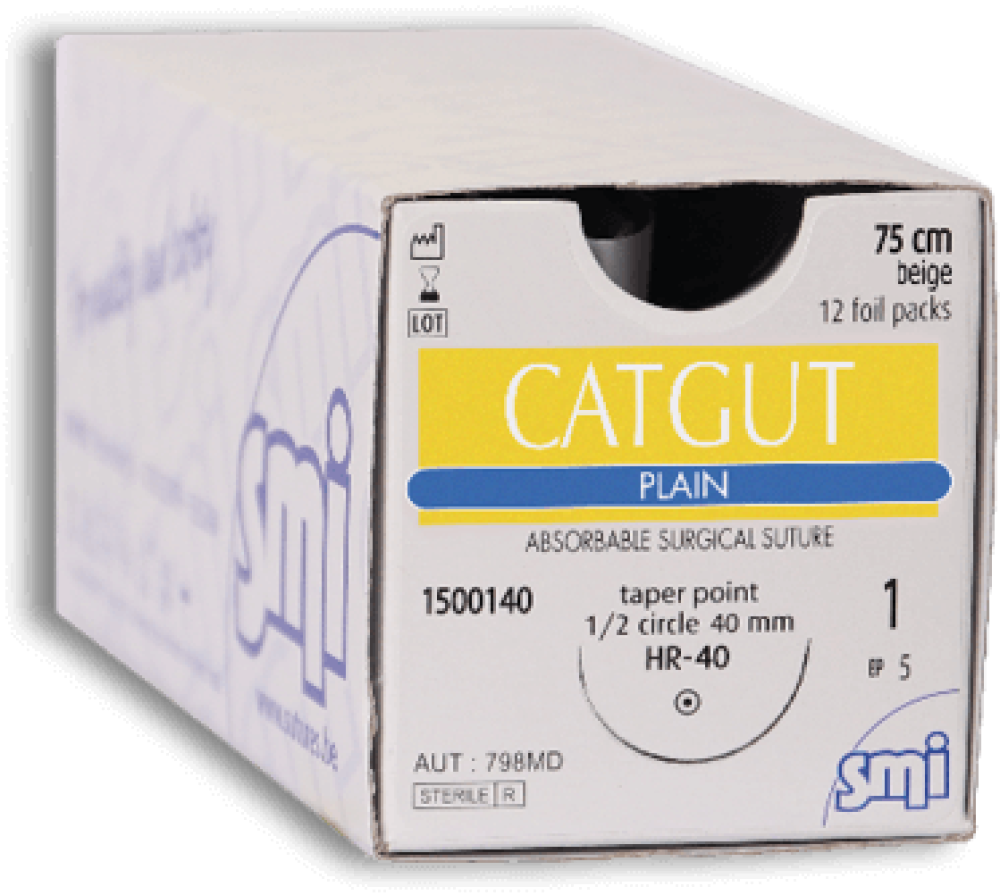 Catgut Plain - HR - 1/2 Kreis Rundkörpernadel